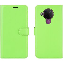Mobigear Classic Housse Nokia 5.4 Etui Porte-Monnaie - Vert