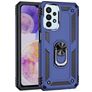 Mobigear Armor Ring Coque Samsung Galaxy A23 Coque arrière Rigide Anti-Chocs avec Anneau-Support - Bleu
