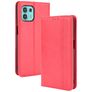 Mobigear Sensation Housse Motorola Edge 20 Lite Etui Porte-Monnaie - Rouge
