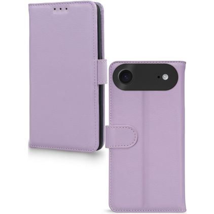Mobilize Premium Gelly Housse iPhone Air Etui Porte-Monnaie - Violet