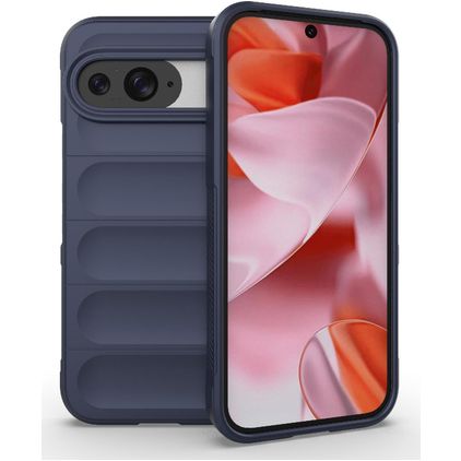 Mobigear Bumpy Coque Google Pixel 9 Pro Coque arrière en TPU Souple - Dark Blue
