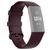 Mobigear Cross Bracelet Silicone Fitbit Charge 4 Fermeture boucle ardillon - Bordeaux