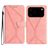 Mobigear Stitch Housse iPhone 17 Pro Etui Porte-Monnaie - Rose