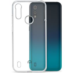 Mobilize Gelly Transparent Motorola Moto E6s (2020) TPU souple Coque arrière - Transparent