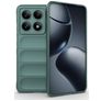 Mobigear Bumpy Coque Xiaomi 14T Pro Coque arrière en TPU Souple - Vert