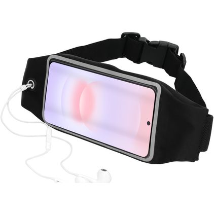 Mobiparts Comfort Fit Belt Brassard Téléphone Samsung Galaxy A37 Ceinture Coque de Sport en Neoprène - Noir