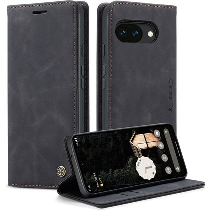 CaseMe 013 Housse Google Pixel 10a Etui Porte-Monnaie - Noir