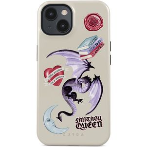 Burga Tough Coque iPhone 15 Coque arrière Rigide Anti-Chocs - Plot Twister