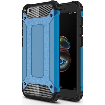 Mobigear Outdoor Coque Xiaomi Redmi Go Coque arrière Rigide Anti-Chocs - Bleu