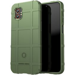 Mobigear Rugged Shield Coque Samsung Galaxy Xcover 7 Pro Coque arrière en TPU Souple Anti-Chocs - Vert