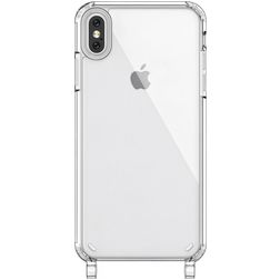Mobigear Mix & Match Transparent iPhone XS TPU souple Coque avec cordon - Transparent