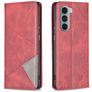 Mobigear Rhombus Slim Housse Motorola Moto G200 5G Etui - Rouge