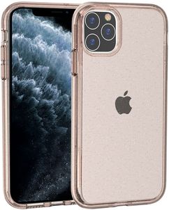 Mobigear Glitter Coque iPhone 11 Pro Coque arrière Rigide Anti-Chocs - Or