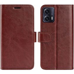Mobigear Basic Housse Motorola Moto G53 5G Etui Porte-Monnaie - Marron