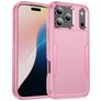 Mobigear Ultra Tough Coque iPhone 17 Pro Coque arrière Rigide Anti-Chocs - Rose
