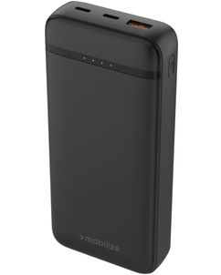 Mobilize - Batterie externe Triple USB / USB-C 20.000 mAh Power Delivery 20W - Noir