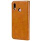 Mobigear Wallet Housse Huawei P20 Lite (2018) Etui Porte-Monnaie - Cognac