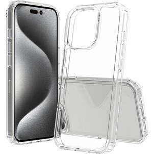 Mobigear Crystal Transparent iPhone 16 Pro Plastique rigide Coque arrière - Transparent