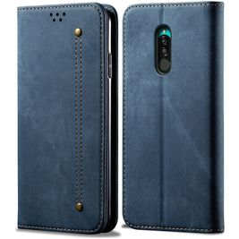 Mobigear Denim Slim Housse Xiaomi Redmi 8 Etui Porte-Monnaie - Bleu