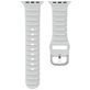 Mobigear Bumpy Bracelet Silicone Apple Watch Fermeture boucle ardillon - 42/41/40/38 mm - Gris