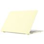 Mobigear Cream Matte MacBook Air 13 Pouces (2018-2020) Coque - Jaune - Model A1932 / A2179 / A2337