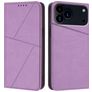 Mobigear Frosted Flip Housse iPhone 17 Pro Etui Porte-Monnaie - Violet