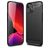 Mobigear Brushed Slim Coque iPhone 14 Coque arrière en TPU Souple - Noir