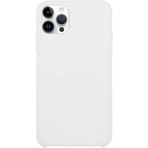 Mobigear Rubber Touch Coque iPhone 15 Pro Coque arrière en Silicone - Blanc