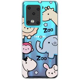 Mobigear Design Coque Samsung Galaxy S20 Ultra Coque arrière en TPU Souple - Zoo