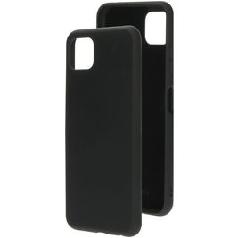 Mobiparts Coque Samsung Galaxy A22 5G Coque arrière en Silicone - Noir Mobiparts Coque Samsung Galaxy A22 5G Coque arrière en Silicone - Noir