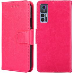 Mobigear Wallet Housse TCL 30 Etui Porte-Monnaie - Rouge