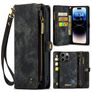 Caseme 008 Housse iPhone 14 Pro Etui avec Coque Détachable Porte-Monnaie - Noir
