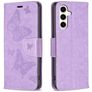Mobigear Butterfly Housse Samsung Galaxy S23 FE Etui Porte-Monnaie - Violet