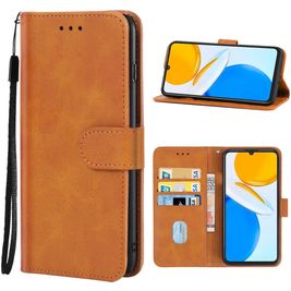 Mobigear Wallet Housse HONOR X7 Etui Porte-Monnaie - Marron