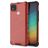 Mobigear Honeycomb Coque Xiaomi Redmi 9C Coque arrière Rigide Anti-Chocs - Rouge