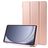 Mobigear Tri-Fold Gel Coque Samsung Galaxy Tab A11 Etui en TPU,Similicuir - Rose doré