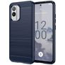 Mobigear Brushed Slim Coque Nokia X30 Coque arrière en TPU Souple - Bleu