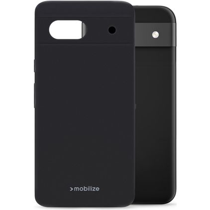 Mobilize Rubber Gelly Google Pixel 8a TPU souple Coque arrière - Matt Black