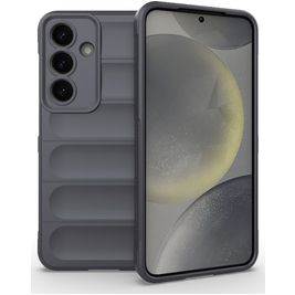 Mobigear Bumpy Coque Samsung Galaxy S25 Coque arrière en TPU Souple - Gris