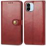 Mobigear Snap Button Housse Xiaomi Redmi A1 4G Etui Porte-Monnaie - Rouge