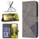 Mobigear Rhombus Google Pixel 7a Étui Portefeuille - Gris