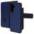 Mobiparts Housse Samsung Galaxy A56 Etui avec Coque Détachable en Cuir Véritable Porte-Monnaie - Bleu