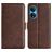 Mobigear Slim Magnet Housse HONOR X7 Etui Porte-Monnaie - Marron