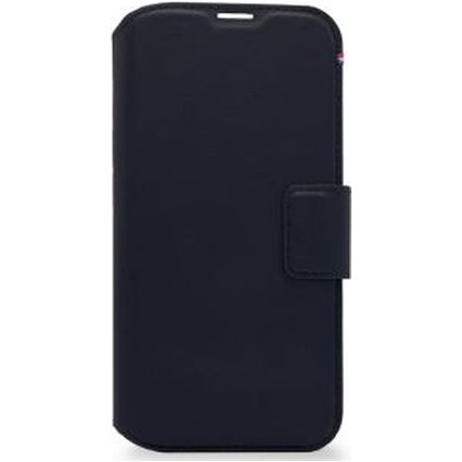 Decoded Detachable Wallet Housse iPhone 14 Plus Etui avec Coque Détachable en Cuir Véritable Porte-Monnaie - Steel Blue