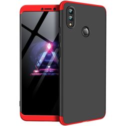 Mobigear TriGuard Coque HONOR Note 10 Coque arrière Rigide - Noir / Rouge