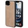 Mobiparts Classic Coque iPhone 16e MagSafe Coque arrière en TPU,Similicuir - Moonstone Beige