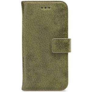 My Style Flex Wallet Housse iPhone 12 Pro Max Etui Porte-Monnaie - Olive