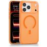 Mobigear Shockproof Grip Coque iPhone 17 Pro Max MagSafe Coque arrière Rigide - Orange