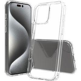 Mobigear Crystal Coque Transparente iPhone 16 Pro Max Coque arrière Rigide - Transparent