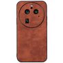 Mobigear Fabric Coque OPPO Find X6 Pro Coque arrière Rigide - Marron
